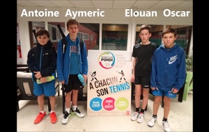 L'équipe 13/14 ans récompensée par l'Office Municipale des Sports