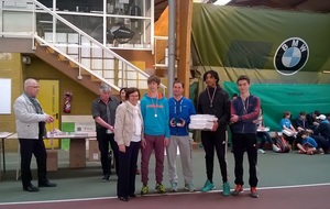 Virgile Le Bourgeois, Tony Henrio et Youli Houessou...vice-champions de Bretagne