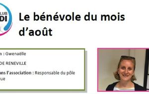 Le bénévole du mois