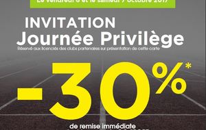 Journée Privilège GO SPORT les 6 et 7 Octobre