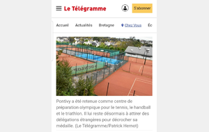 Pontivy : Tennis et JO 2024