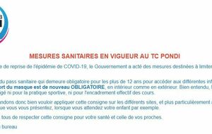 Nouvelles règles COVID 19