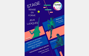 Stage de remise en forme avant la reprise des cours
