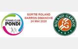 Sortie Roland Garros du dimanche 24 mai 2020