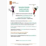 Animation Ligue de Bretagne de Tennis - Niveau Orange à Vert