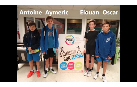 L'équipe 13/14 ans récompensée par l'Office Municipale des Sports