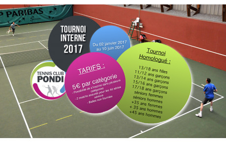Finales du tournoi interne homologué 2017