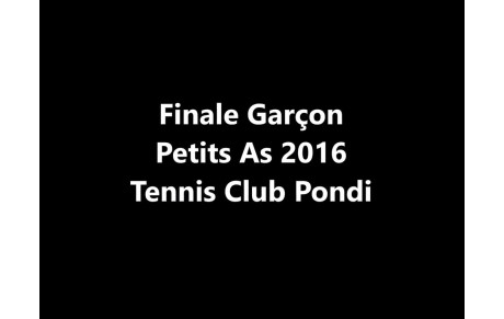 Film sur la finale des Petits As 2016 - Pontivy
