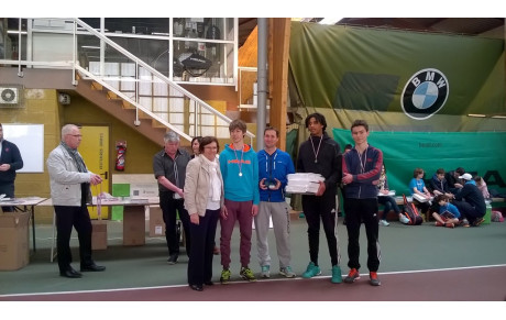 Virgile Le Bourgeois, Tony Henrio et Youli Houessou...vice-champions de Bretagne