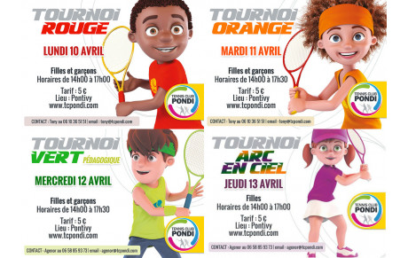 Tournois Galaxie pendant les vacances de Paques