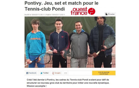 Le TC Pondi dans la presse !