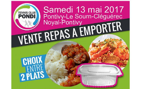 Vente de repas à emporter