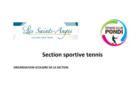 Section Tennis aux collège Les Saints Anges