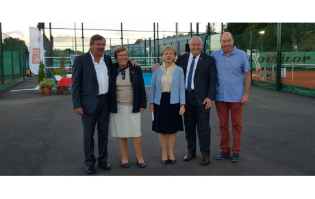 Retour sur l'inauguration des courts extérieurs