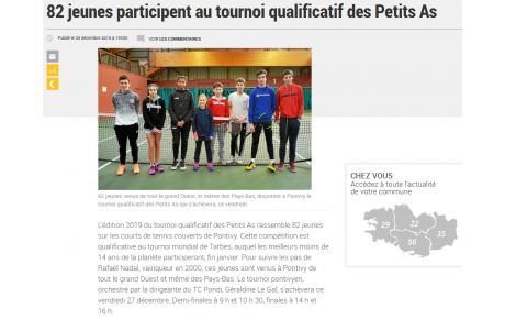 Finales des Petits AS vendredi 27 à 14h et 16h