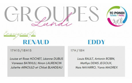 Planning Saison 2023/2024 modifié