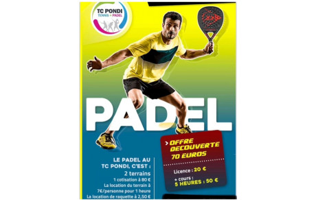 Le Padel arrive en force !