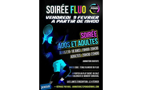 Soirée Fluo le 9 février 2024