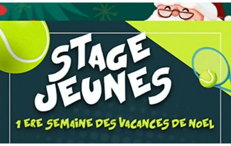 Stage pendant les vacances de Noël